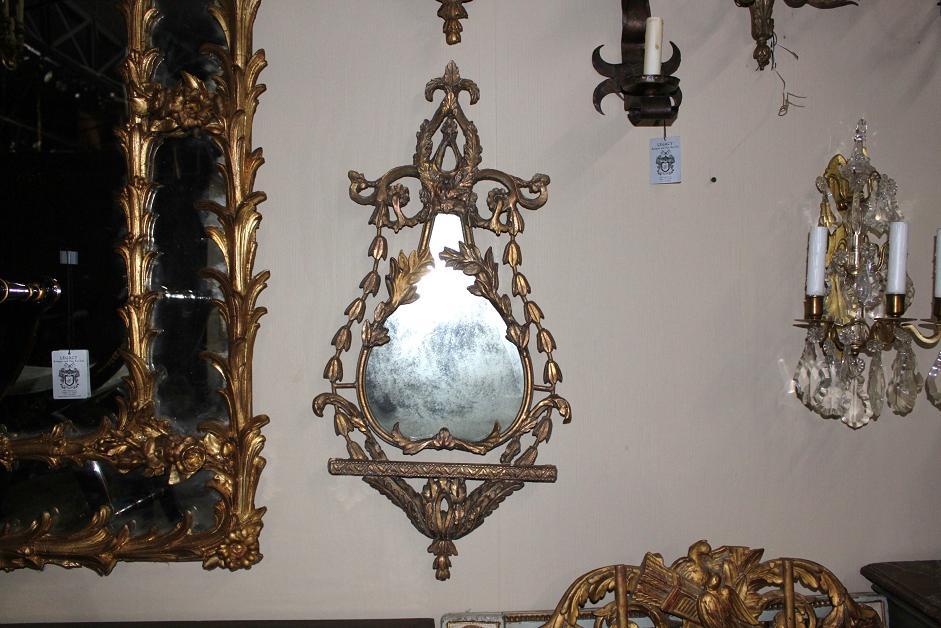 Pair French Gilt Mirrors