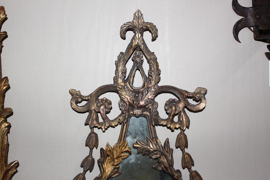 Pair French Gilt Mirrors