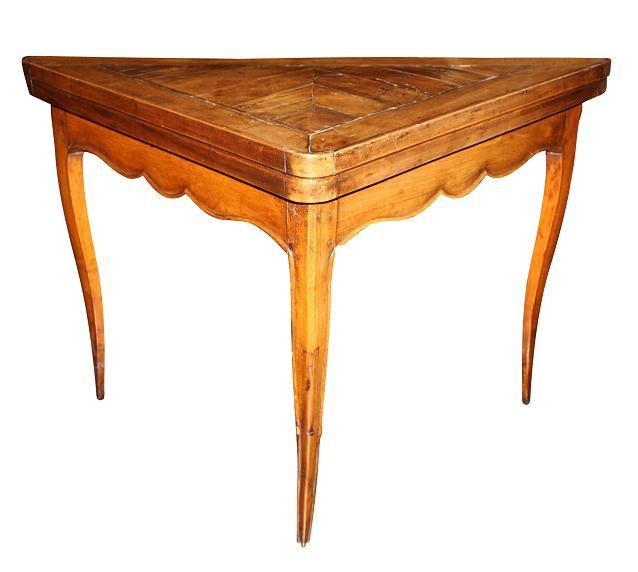Early Walnut Games Table