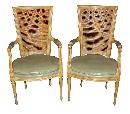 Pair French Directoire Chairs