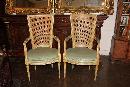 Pair French Directoire Chairs