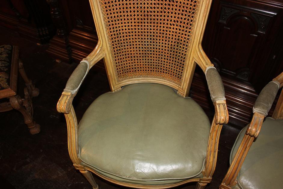 Pair French Directoire Chairs