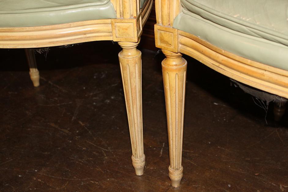 Pair French Directoire Chairs