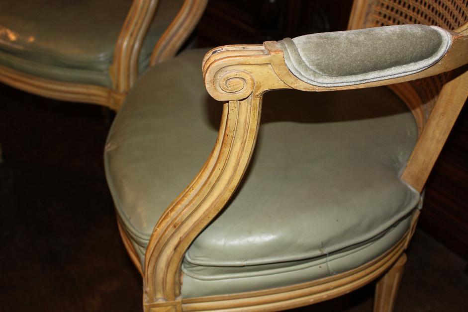 Pair French Directoire Chairs