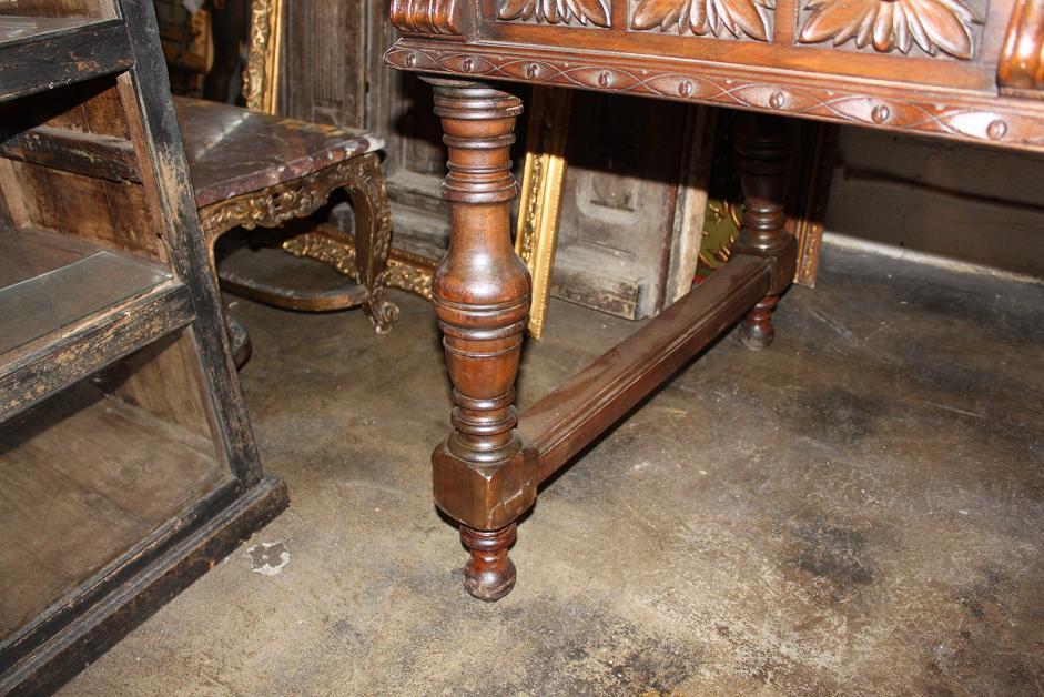 Spanish Carved Library Table