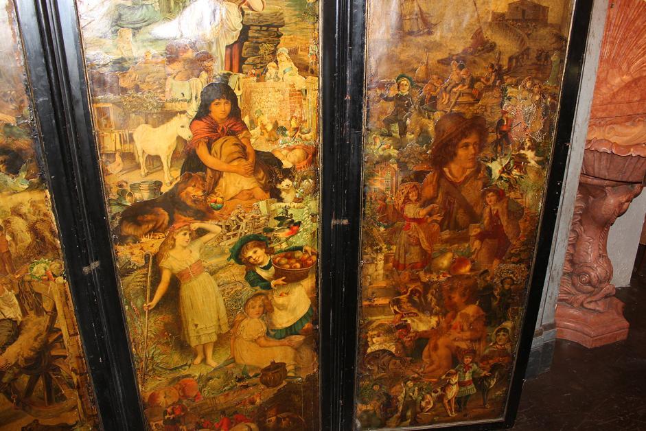 Continental Decoupage Screen