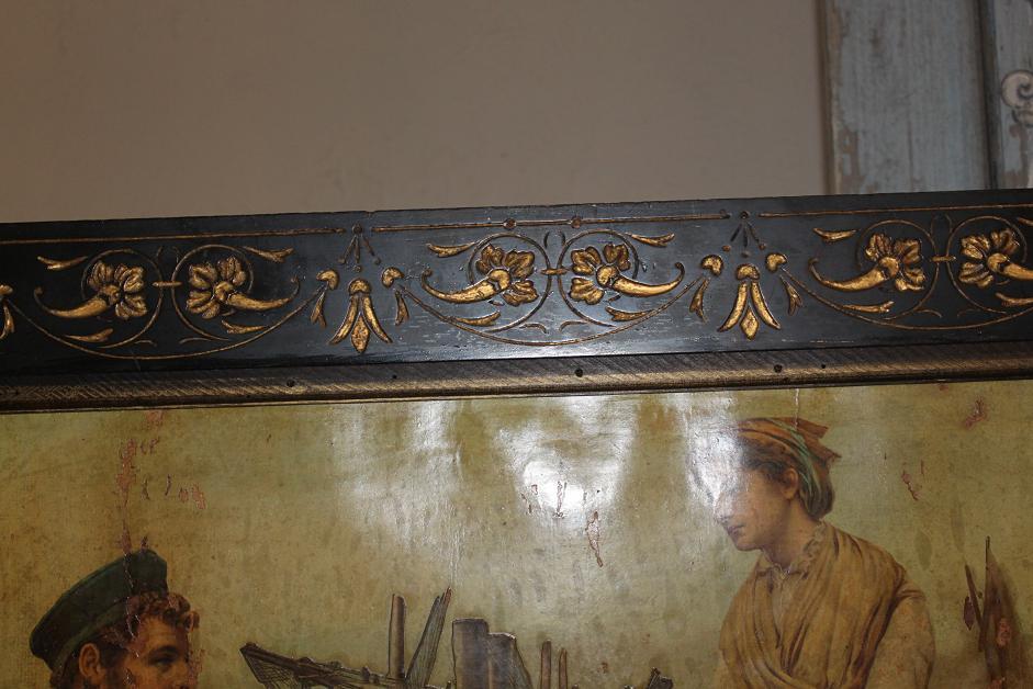 Continental Decoupage Screen