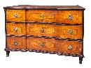 South German Penwork Commode