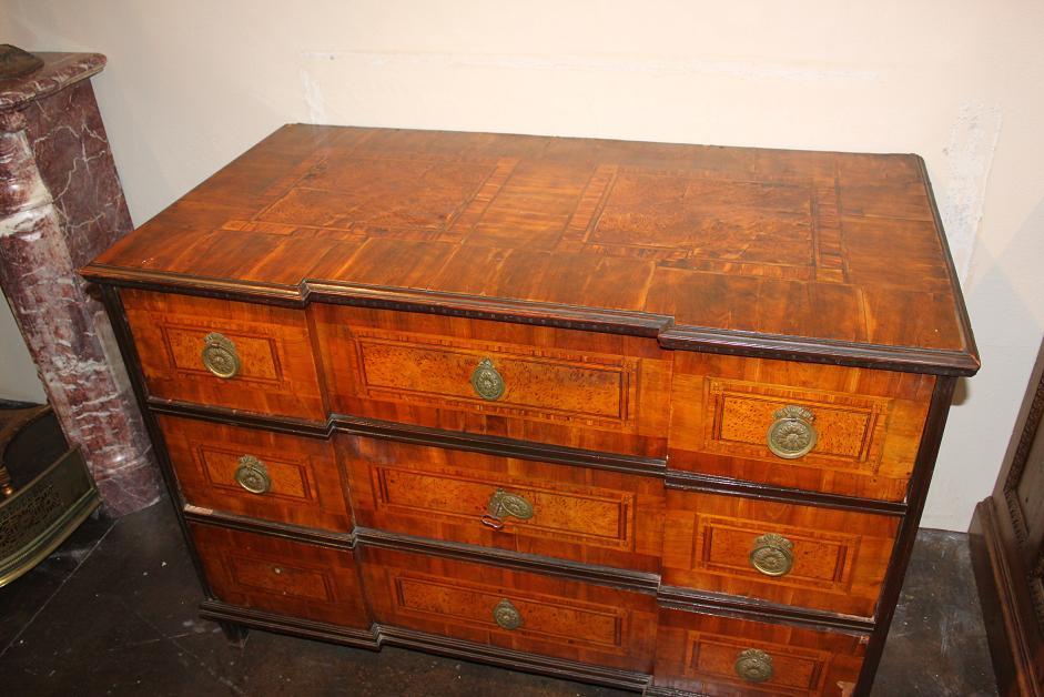 South German Penwork Commode