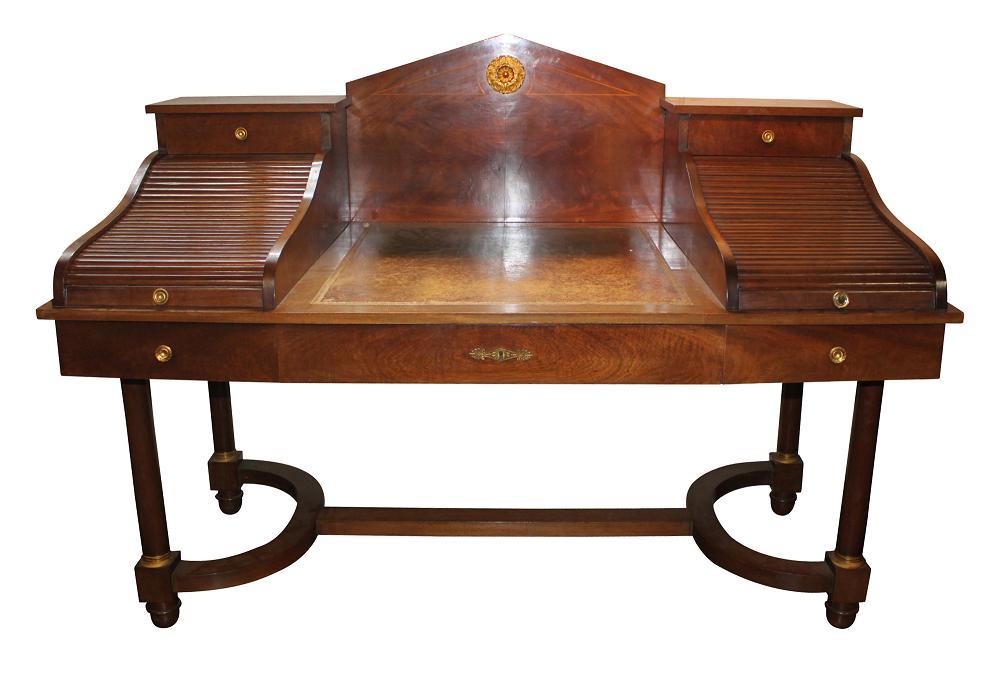 French Empire Roll Top Desk