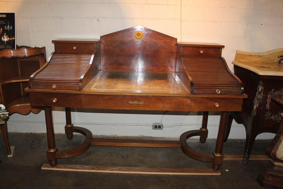 French Empire Roll Top Desk