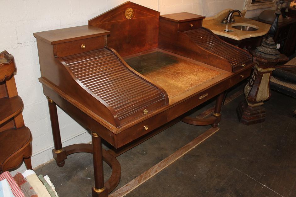 French Empire Roll Top Desk