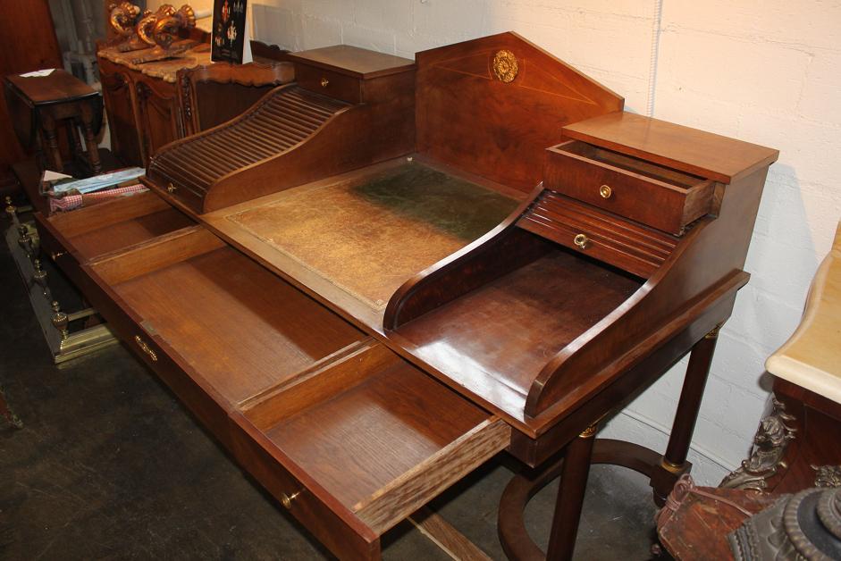 French Empire Roll Top Desk