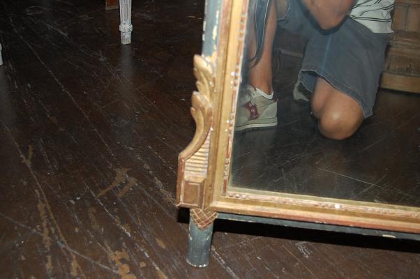 19th Century Italian Giltwood Mirror