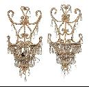 Pair Venetian Beaded Sconces