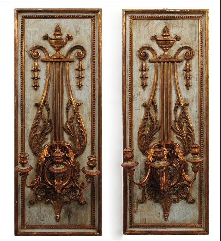 Italian Style Rococo Sconces