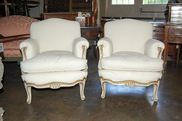 Pair Jansen Style Bergeres