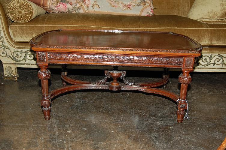 Continental Carved Coffee Table