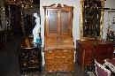 18th Century German Burl Walnut Secretary