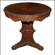 French Carved Side Table