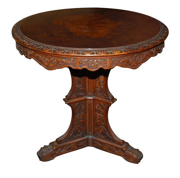 French Carved Side Table