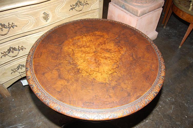 French Carved Side Table