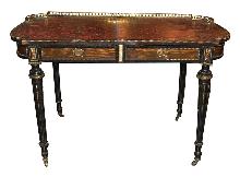 Continental Rosewood Writing Desk