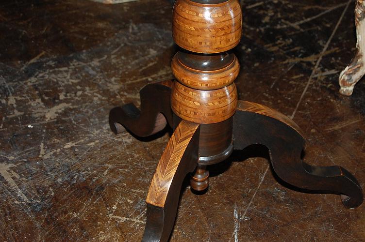Northern Italian Inlaid Side Table