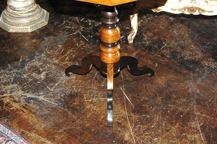 Northern Italian Inlaid Side Table