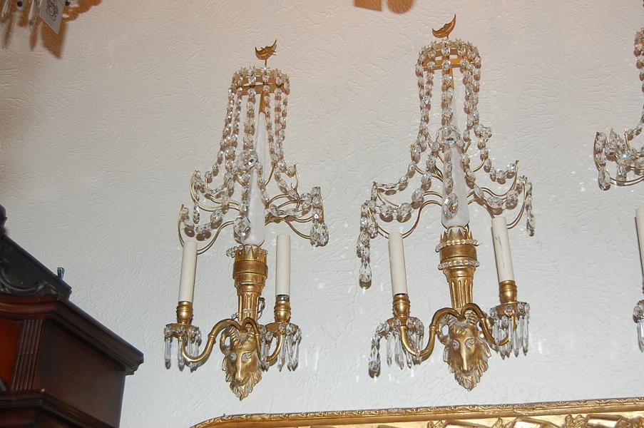 Set of 4 Neo-Classical Sconces