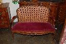 French Caned Settee