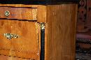 Ebonized Birch & Cherry Biedermeier Commode