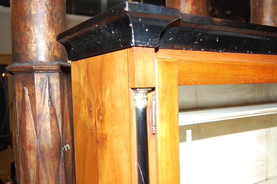 Ebonized Birch & Cherry Biedermeier Commode