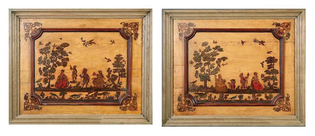Pair Italian Povera Panels