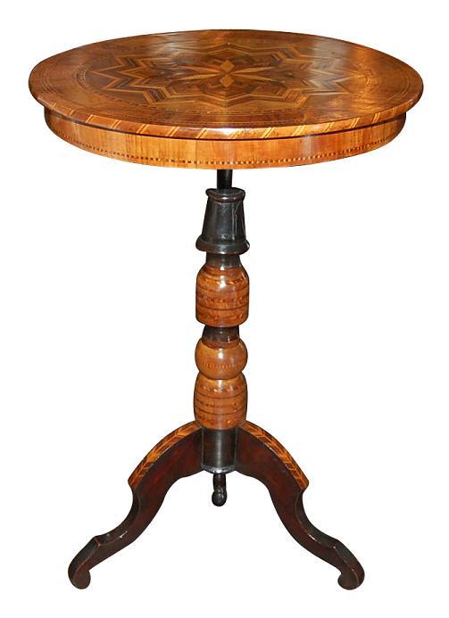 Italian Inlaid Side Table