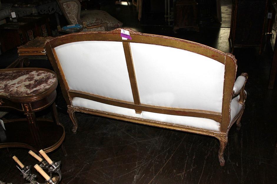 French Giltwood Settee