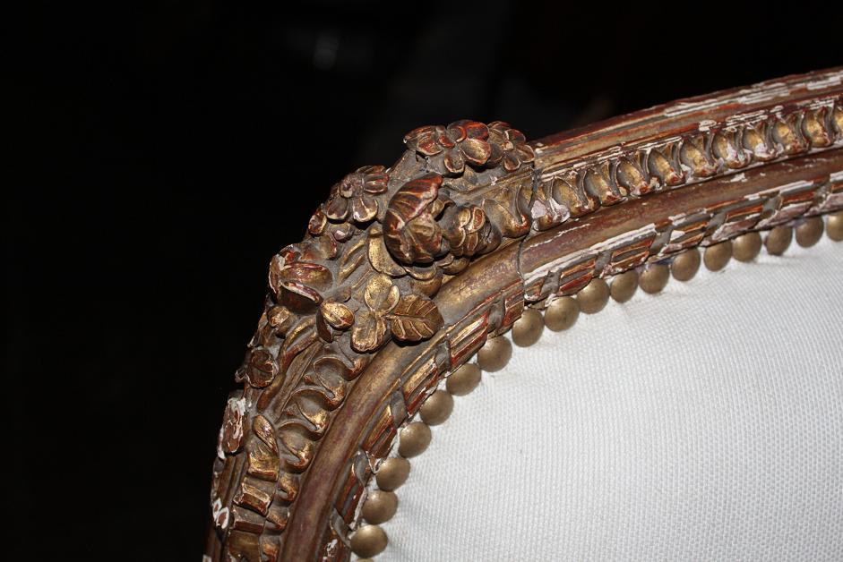 French Giltwood Settee