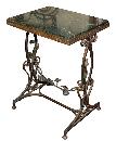 Art Nouveau Iron Side Table