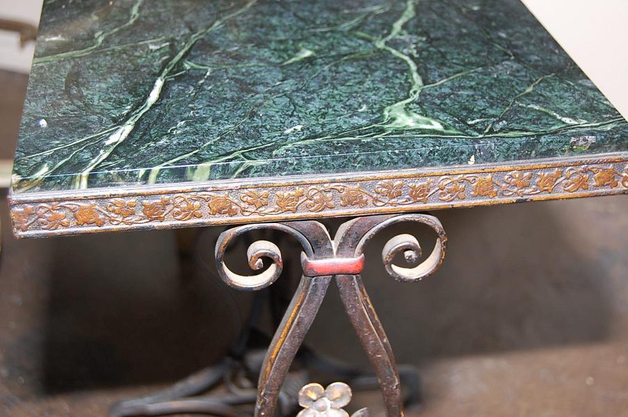Art Nouveau Iron Side Table