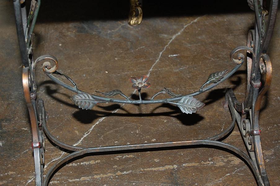 Art Nouveau Iron Side Table