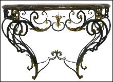 French Iron Console