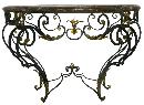 French Iron Console