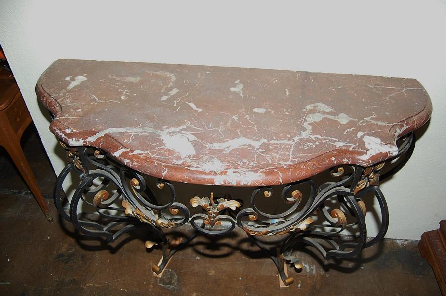 French Iron Console