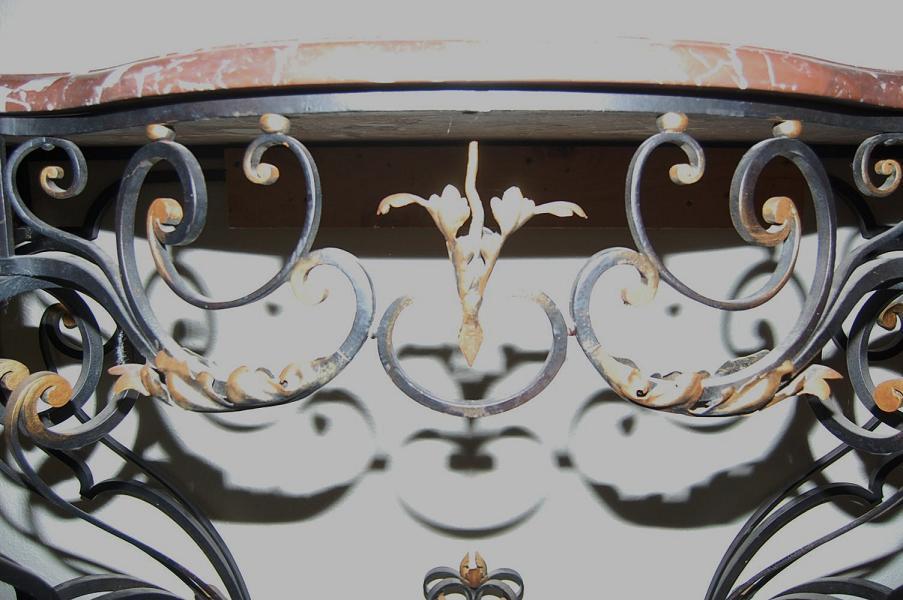 French Iron Console