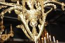 Large French Bronze Chandelier