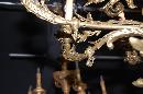 Large French Bronze Chandelier