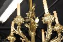 Large French Bronze Chandelier