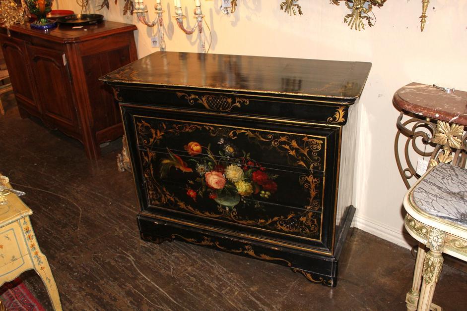Painted Louis Philippe Commode
