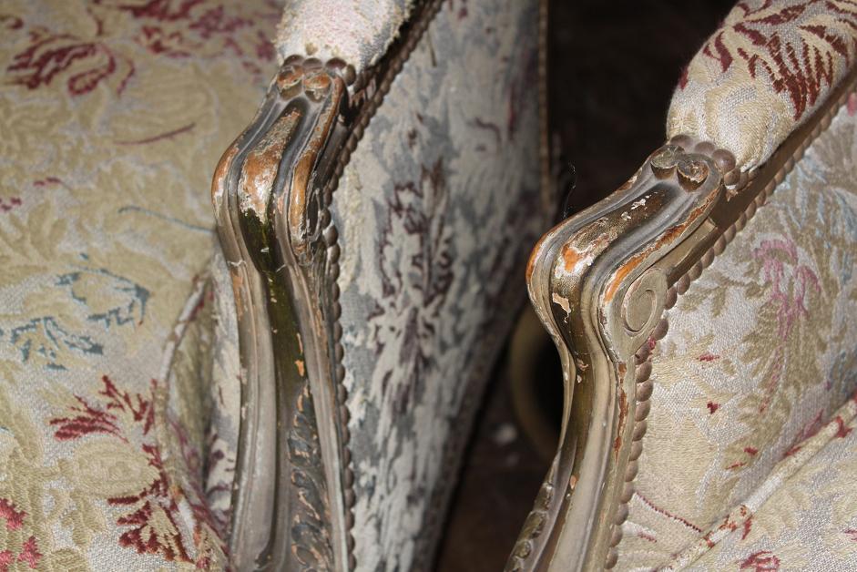 Pair French Bergeres