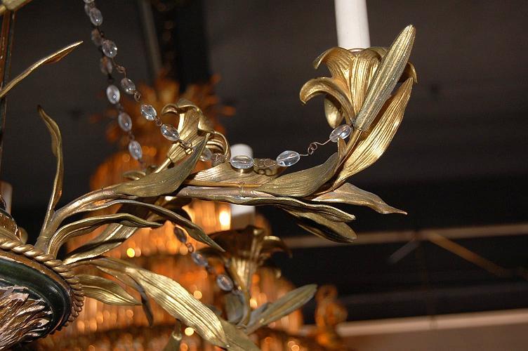 French Beaded Crystal Chandelier